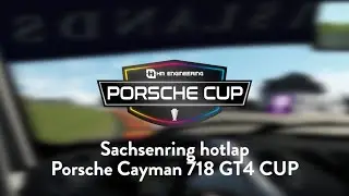 Porsche Cayman 718 GT4 Cup - Sachsenring hotlap | Rfactor 2