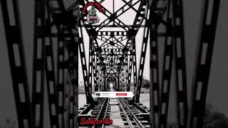 Black & White View of Ravi River Railway Bridge | Railway Train Crossing Bridge  | Pakistan Railway