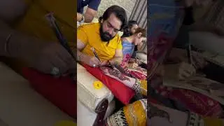 Gujrat mein injection mehndi lgai✨🍂🥰 #hassanmehndiparlour #hennatattoo #mehndi #handmehndi