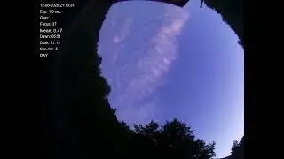 All sky camera capture from Teliucu Superior, Romania 2025-08-12