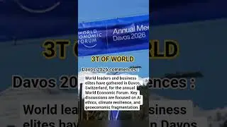 #Davos2026 #WEF26 #WorldEconomicForum #SpiritOfDialogue #AlpineSummit #trending #GlobalLeadership