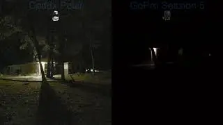 Caddx Polar GoPro Session 5 night video comparison