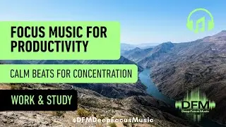 Deep Focus Music for Productivity 🧠 Work & Study | Calm Beats for Concentration
