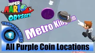 Super Mario Odyssey All Purple Coin Locations Metro Kingdom - No commentary