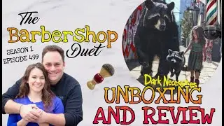 The Barbershop Duet - Dark Necessities Shave Soap by First Line Shave - Unboxing and Review