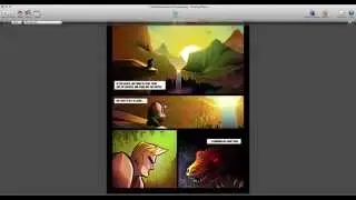 New GameSalad Template: Basic Comic Book