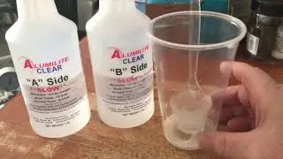 Why is  my alumilite clear set turning whte , some tips