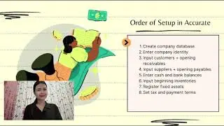 Preparing the company&rsquo;s initial data in Accurate, in English