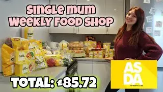 JUST ESSENTIALS BY ASDA WEEKLY FOOD SHOP AS A SINGLE MUM!