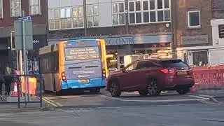 Here is the New livery Stagecoach bus 27654 on the number 65 in Guildford Thursday 29 January 2026