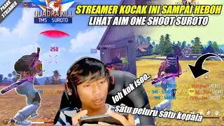 PRANK TEAMCODE STREAMER KOCAK SAMPAI DIA HEBOH NGELIATIN AIM ONE TAP NYA SUROTO