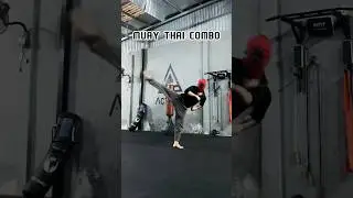 Muay Thai combo #shots #training #shortsvideo #tutorial #shortvideo #india #russia #indonesia #mma