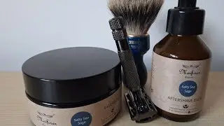 #037: Rockwell 6C, Meißner Tremonia Salty Sea Sage Shaving Soap && Balm, Zenith Manchurian Badger