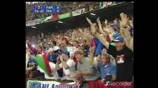 Francia vs Italia 2/7/2000 gol di Delvecchio #europei  #calcio