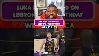 Лука Дончич жадно владел мячом в день 41-летия Леброна #lebronjames #lukadonic