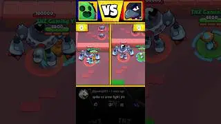 Spike VS Crow in brawl stars #shorts #brawlstars #1vs1