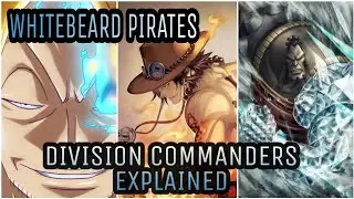 Whitebeard Pirates Commanders Powers and Abilities EXPLAINED!!! | One Piece Analysis