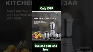DIGISMART Kitchen Mate 750 Watt Mixer Grinder with 3 Jars #mixergrinder