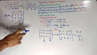 Systèmes linéaires : Méthode de Gauss - partie 2