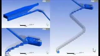ANSYS CFX - Hydraulic Energy Dissipation - CFD analysis
