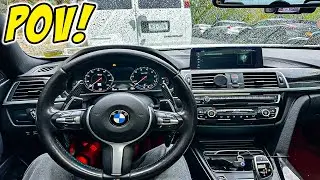 Driving In Extreme Weather Conditions - POV Challenge In Rain!