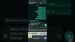 Gyan Gaming number leaked ||  Gyan sujan whatsapp number || number viral 😞