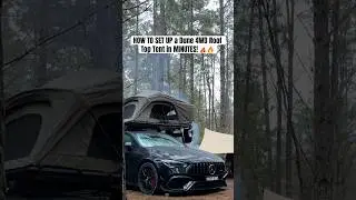 HOW TO SET UP a Dune 4WD Roof Top Tent in MINUTES! ⛺️🔥#nomad #dune #anaconda #bcf #australia