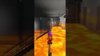 Rumi VS Lava Barry🔥Prison Run #roblox #robloxshorts