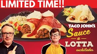 Mouth Watering Taco John's&reg; SAUCE-A-LOTTA ENCHILADAS | ZacknDad
