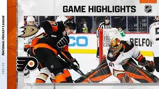 Ducks @ Flyers 4/9 | NHL Highlights 2022