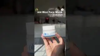 Trying new rice face mask from Plum #shorts