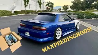 NEW MAXPEEDINGRODS T6 COILOVERS FOR THE 240SX S13! - INSTALL & REVIEW