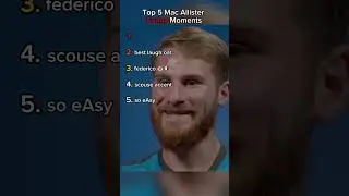 Top 5 Mac Allister Funny Moments 🇦🇷#football #liverpoolfc #macallister #funny #lfc #top5 #macca