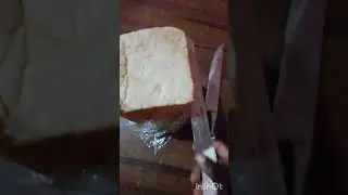 USE THIS CURVY EDGE KNIFE FOR CUTTING YOUR BREAD.#breadcutting