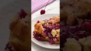 4 Ingredient 🍒🍍 Cherry Pineapple Dump Cake