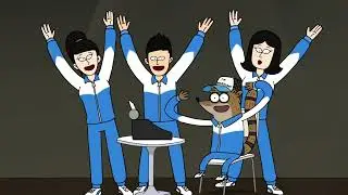 Regular Show - Hello China - Rigby Makes A Good Play For Benson Scene