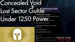 Concealed Void Guide (1250)
