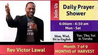 FRIDAY 16/1/26 || DAILY PRAYER SHOWER || THANK YOU FOR JOINING US || ACTC