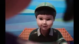 When AI acts too real 😳 | Funny AI video #squidgame 