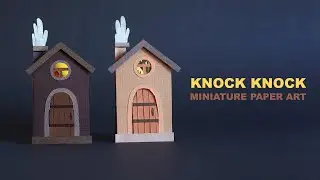 Knock Knock | fall paper art