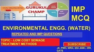 LOW COST SEWAGE TREATMENT METHODS