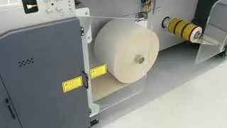 Durst TAU 330E Continuous printing on half board. www.labelcenter.ch
