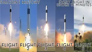 Every Falcon 1 Launch in under 15 minutes