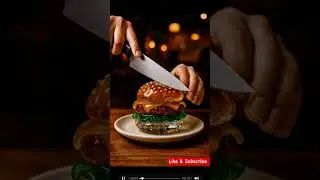 Transparent Burger Glass ASMR #glassburger #foodi #ASMR #shorts