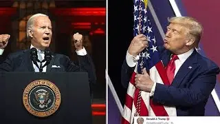 Hilarious: Biden vs Trump Pennsylvania Rally Speeches. Good vs Evil for Mid-Term Elections!