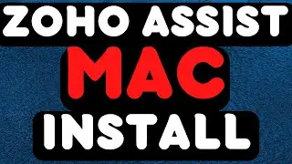 Zoho Assist macOS Customer Client Install Tutorial