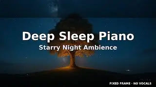 Deep Sleep Piano &bull; Starry Night Ambience | No Vocals, Low Dynamics 숙면 피아노 &bull; 은하수 밤풍경  | 깊은 숙면, 불면 완화