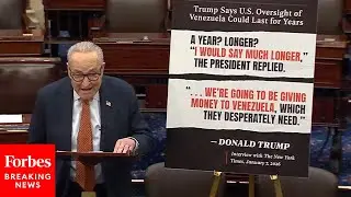 JUST IN: Chuck Schumer Issues Last Minute Support For War Powers Vote In Wake Of Venezuela Attack