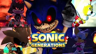 Look At HIS EYES!! This Sonic.Exe Mod Is Crazy.. | Sonic Generations (PC)
