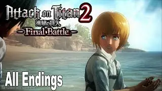 Attack On Titan 2: Final Battle - All Endings and True Ending [HD 1080P]